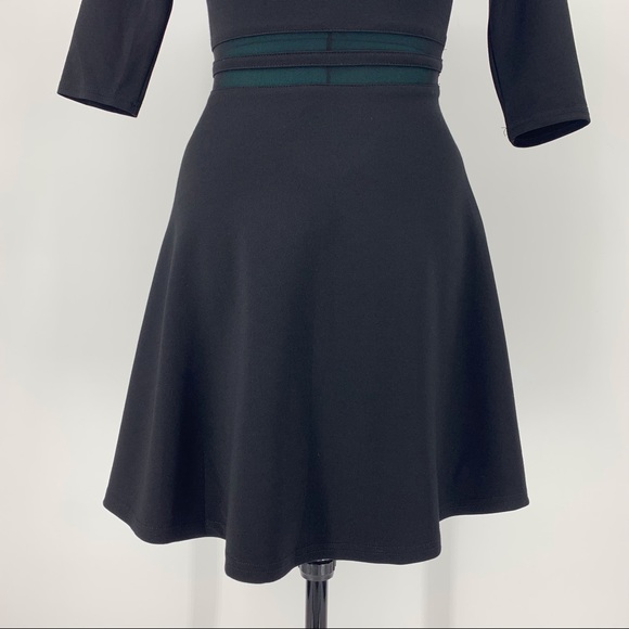 Lulu's Yes to the Mesh Black Skater Dress, XS - Picture 3 of 15